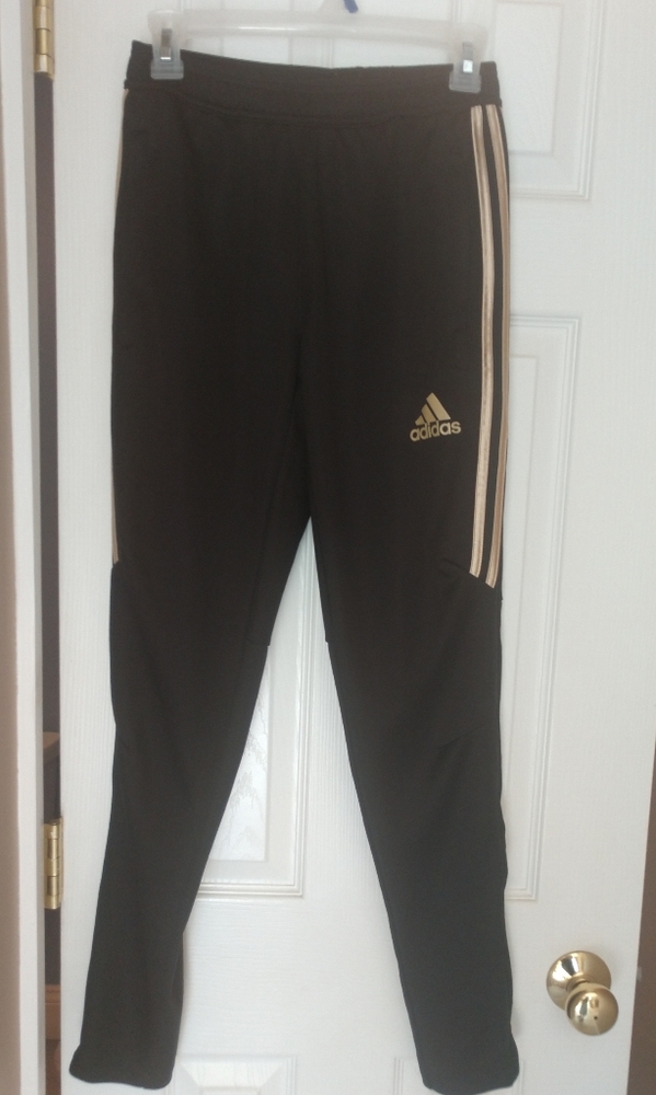 Adidas Women's Tiro 17 Training Pants - Black/Gold
